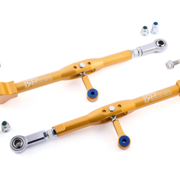Rear upper camber arms (made of aluminium) with adjustable sway bar mounts BMW E46